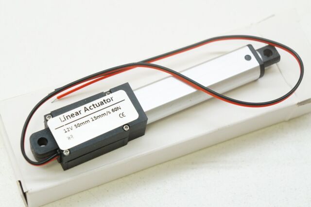 Actuador lineal eléctrico RS PRO, 12V dc, 100N, 61mm