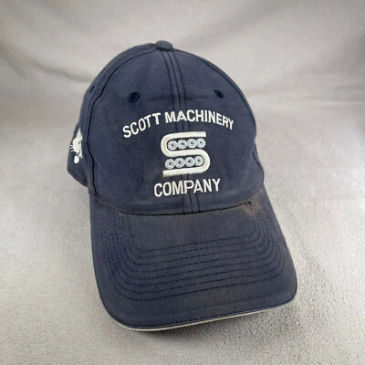 Кепка мужская Scott Machinery Company OS синяя с ремешком кепка вышитая сокол - Изображение 1 из 4