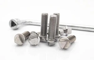 NEW 10pcs M6 304 ANTI-THEFT BOLTS TRIANGLE HEAD SCREWS +1pcs M6 wrench - Picture 1 of 5