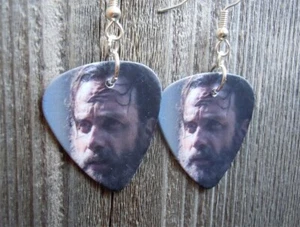 Rick From The Walking Dead Guitar Pick Earrings - Picture 1 of 4