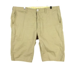Visvim Cotton Chino Shorts Mens XL W36 12" inseam Beige Made In Japan - Picture 1 of 13