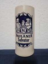 Bierkrug Paulaner München - Salvator - Höhe 19 cm Sammler Steinkrug