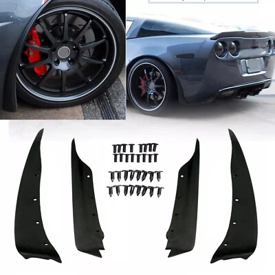 For 2005-2013 Chevrolet Corvette C6 Front & Rear Molded Splash Guards  Mud flap Foto 1 de 4