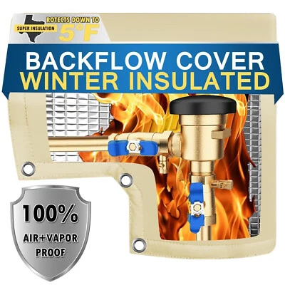 Cubierta aislante preventor de reflujo POROLIR 12"X13" 5° bomba rociador ETC Foto 1 de 4