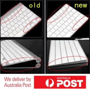 Transparent Dustproof/Washable/Reusable Silicone Cover For Apple Keyboard A1314 - Picture 1 of 4