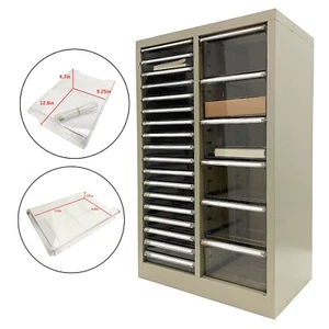 18S+6L 24 Drawers File Cabinets Document Storage Cabinet Paper Organizer - Picture 1 of 22