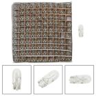 100PCS 194 T10 Transparent Compensé à Incandescence Outil Panneau Ampoules 3W De