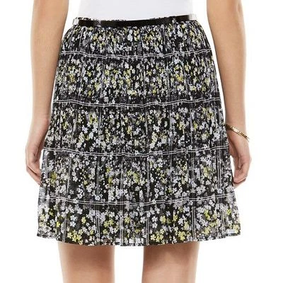 Brand New ELLE Pleated Chiffon Skirt - Women's (Size-Medium) + Free Shipping NWT - Image 1 of 2