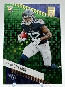 2023 Donruss Elite #189 Tyjae Spears Green Disco Parallel - Picture 1 of 2