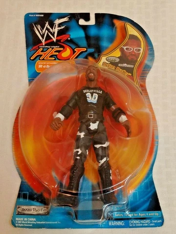 2001 WWF Jakks TTL Figure MOC Heat Rebellion D-VON DUDLEY WWE ECW WCW Ruthless Cover