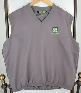 SUNDERLAND x ROYAL DORNOCH Size Large V-Neck Vest Gray Made in Scotland Golf - Picture 1 of 12