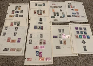 HUGE LOT OF SPAIN AND SPANISH COLONIES STAMPS ON ALBUM PAGES SAHARA, GUINEA - Picture 1 of 12