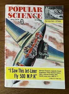 Popular Science May 1950 vintage How To Mag "I Saw This Jet-Liner Fly 500 MPH" - Picture 1 of 2
