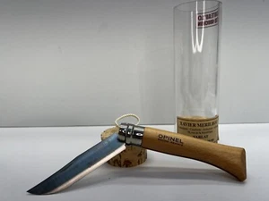 Opinel No10 with Corkscrew Folding SS Knife Plain Edge Blade INOX w Display 2007 - Picture 1 of 11