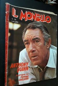 Il Monello n.36 del 1974 A.Quinn! Faye Dunaway! Gardini Merlo! Ottimo! ▓ - Picture 1 of 1