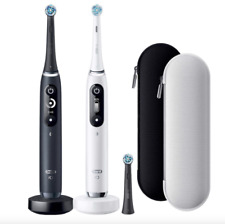 Oral-B iO Series 7C Rechargeable Toothbrush 2-Pack - Black/White