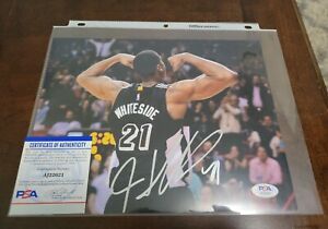 Hassan Whiteside Signed Autographed 8x10 Photo PSA/DNA COA Miami Heat