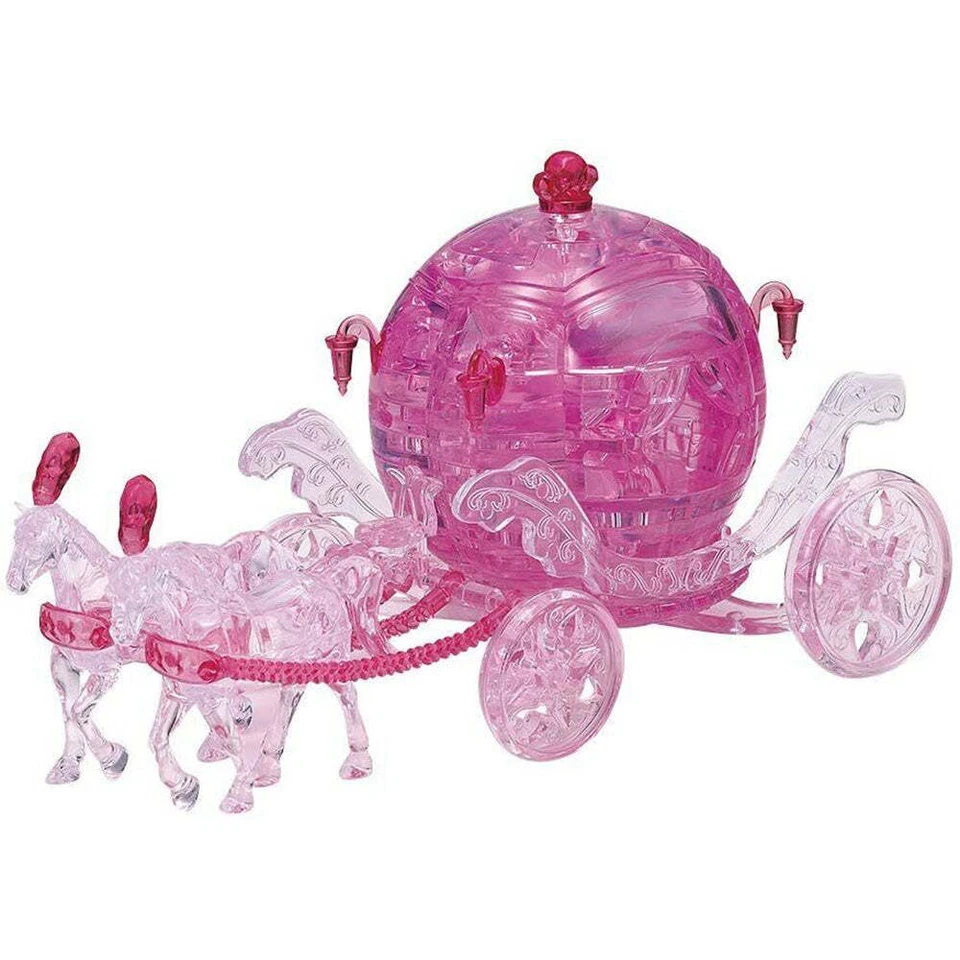 Beverly Puzzle 3D Crystal Royal Carriage Rose 67 pièces, à partir de 14 ans - Photo 1/1