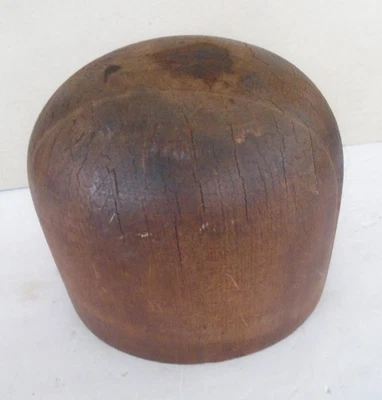 Antique Millinery Wood Hat Block / Mold Form - Image 1 of 4