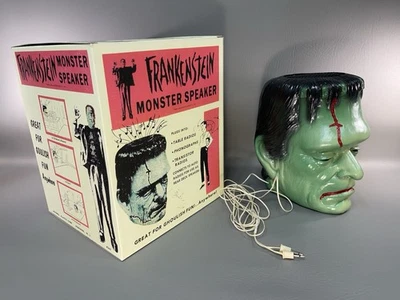 Cabezal de altavoz Frankenstein Monster 1964 con caja Captain Company ¡Grial personalizado!! Foto 1 de 4