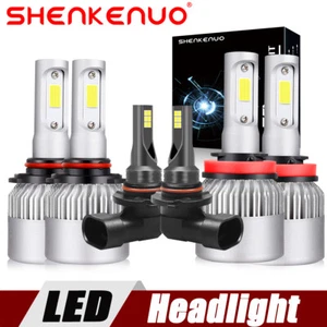 For Subaru Impreza 2008 2009 2010 2011 6X LED Headlight Hi/Lo + Fog Light Bulbs - Picture 1 of 12