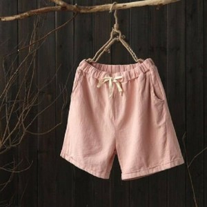Las mejores ofertas en Pantalones cortos sólido rosa lino para Mujeres |  eBay