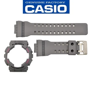 Casio G-Shock Original GA-110TS-8A4 Grey Watch Band & Grey Bezel Rubber Set - Picture 1 of 8