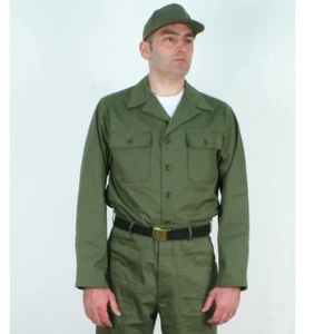 Réplica de camisa utilitaria Vietnam OG 107 de EE. UU. AV1006 - Imagen 1 de 5