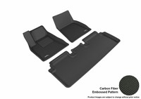 All Weather Floor Mat Fits 12-17 Tesla Model S Kagu Set