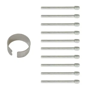 10 Count Felts Drawing Pen Tip with Clip for Noiseless Frictions on Tablets - Afbeelding 1 van 8