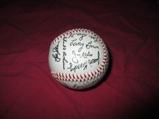 Chicago Cubs 1982 Team Signed Baseball {Printed Signatures}