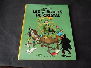 HERGE TINTIN  LES 7 BOULES DE CRISTAL B 36 DE 1966 - Picture 1 of 3