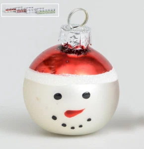 Juego de decoración de mesa portatarjetas lugar de Navidad x6 25 mm diseño muñeco de nieve - Imagen 1 de 2