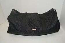 Puma Women’s Lux Tubular Duffel Bag Quilted Black/Pink