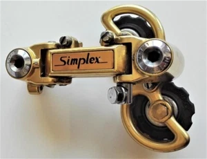 DÉRAILLEUR ARRIÈRE PRESTIGE-SIMPLEX GOLD ( OCCASION ) - Photo 1 sur 2