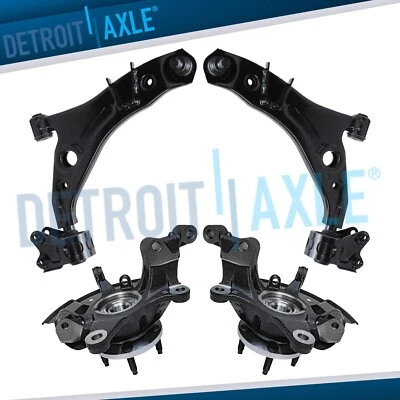 Bujes de rueda de nudillos delanteros brazos de control inferiores rótulas para Ford Edge 2007-2010 Foto 1 de 4