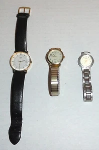 Lot of 3 Vintage Wristwatches 2 Timex & 1 Seiko UNTESTED FOR PARTS OR REPAIR - Picture 1 of 16
