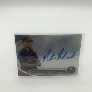 NATE ROBERTS 2013 BOWMAN PLATINUM PROSPECT AUTO #BPAP-NR MINNESOTA TWINS