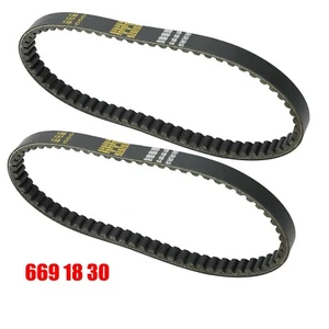 2 CVT Drive Belt 669 18 30 MADE W/ KEVLAR GY6 49cc - 80cc Scooter QMB / QMA 139 - Foto 1 di 6