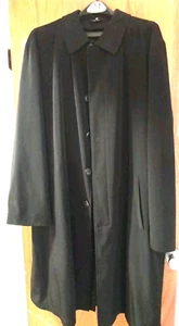 Gabardina negra Calvin Klein talla 48R sin forro - Imagen 1 de 5