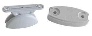 FAWO PLOPP WHITE DOOR RETAINER CATCH & SPACER CARAVAN VW CAMPER MOTORHOME BOAT - Picture 1 of 4