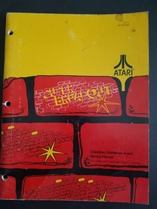 Original VINTAGE Atari Super Breakout Arcade Spiel Bedienungsanleitung (komplett) - Bild 1 von 6