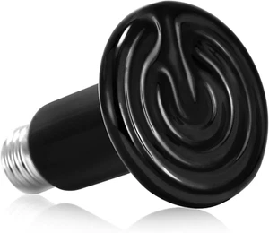 Ceramic Heat Emitter - 100W Reptile Heat Lamp, No Light Emitted Bulb, Reliable a - Picture 1 of 12