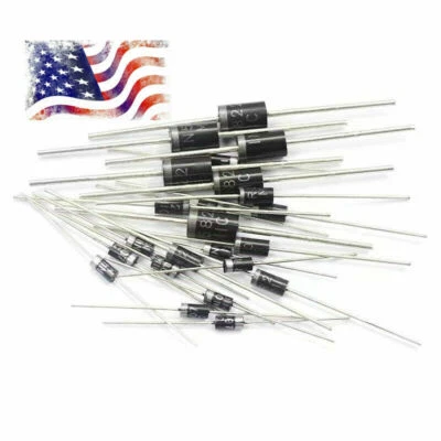 10Pcs SR3100 SR3200 SR5100 SR5200 SR560 DO-27 Schottky Diodes US Ship - Image 1 of 2
