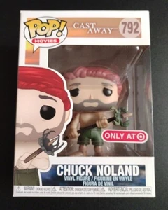 Funko Pop! Movies TARGET EXCLUSIVE Tom Hanks CAST AWAY Chuck Noland #792. #Z489 - Picture 1 of 6