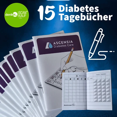 Blutzucker Tagebücher 15 Stück * Tagebücher Neu Diabetes ►Händler◄ - Bild 1 von 4