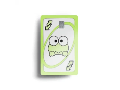 Recubrimiento de tarjeta de crédito Keroppi Uno Foto 1 de 4