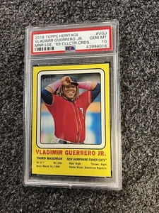 2018 Topps Heritage Minor League 1969 #69CC-VGJ Vladimir Guerrero PSA 10 - Picture 1 of 1