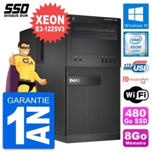PC Tour Dell OptiPlex XE2 Intel Xeon E3-1225V3 RAM 8Go SSD 480Go Windows 10 Wifi - Imagen 1 de 8
