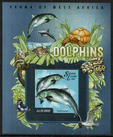 Sierra Leone #3290 Mint Never Hinged S/Sheet - Dolphins Cover